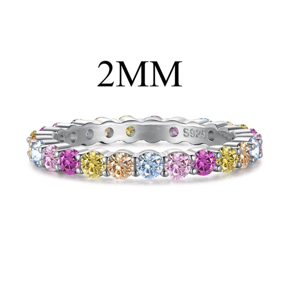 <MAGIC>Dazzling Resplendent Round Cut Party Ring