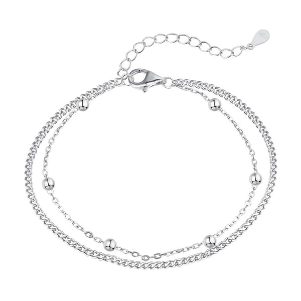 <MAGIC>Delicate Bead Double Layer Bracelet