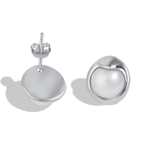 <MAGIC>Dainty Bread Pearl Earrings