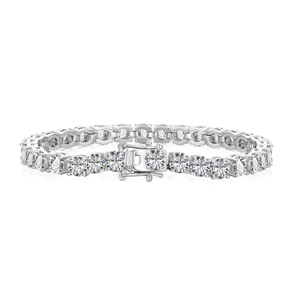 <MAGIC>Ornate Sparkling Round Cut Wedding Bracelet