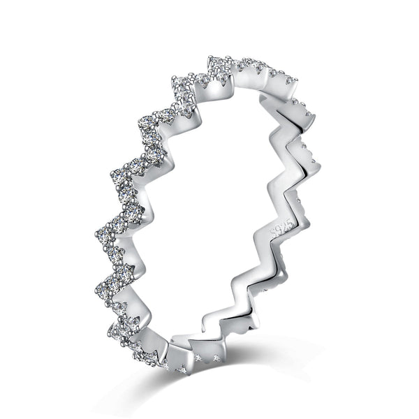 <MAGIC>Delicate Enchanting Wave Shape Daily Ring