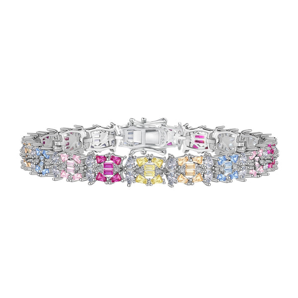<MAGIC>Delicate Colorful Multi Cut Party Bracelet