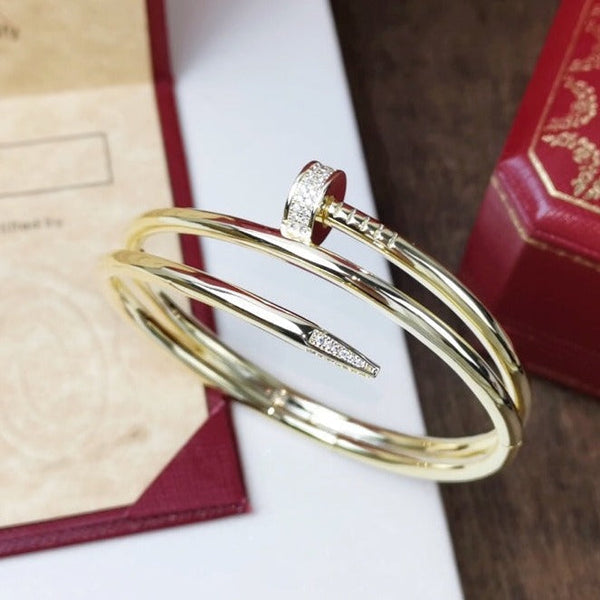 <MAGIC>JUSTE BRACELET 3.5MM DOUBLE ROW DIAMOND