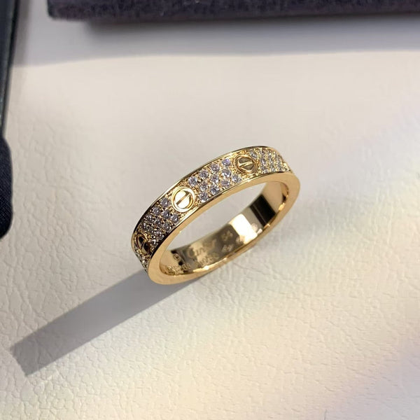 <MAGIC>LOVE RING 3.6MM DIAMOND PAVED