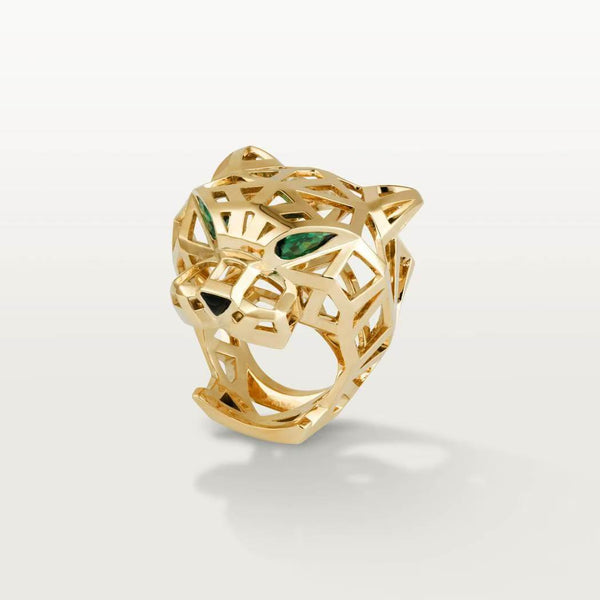 <MAGIC>HOLLOW LEOPARD HEAD RING