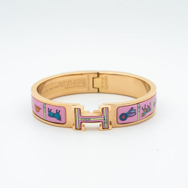 <MAGIC>H PINK GOLD BRACELET PINK CERAMIC
