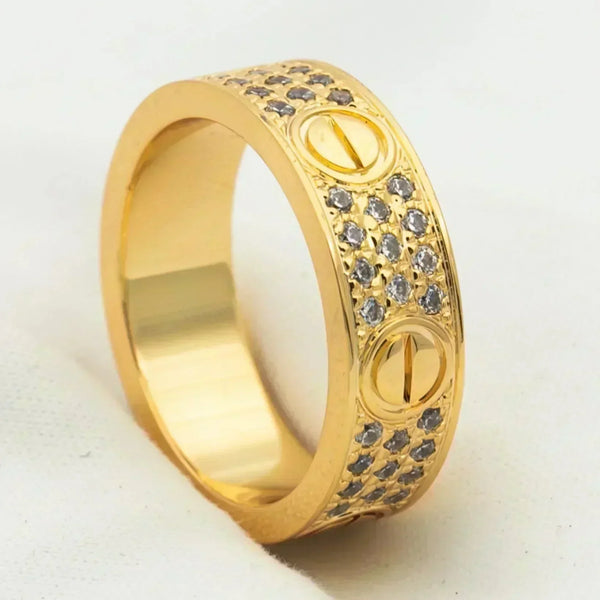 <MAGIC>LOVE RING 5.5MM DIAMONDS PAVED