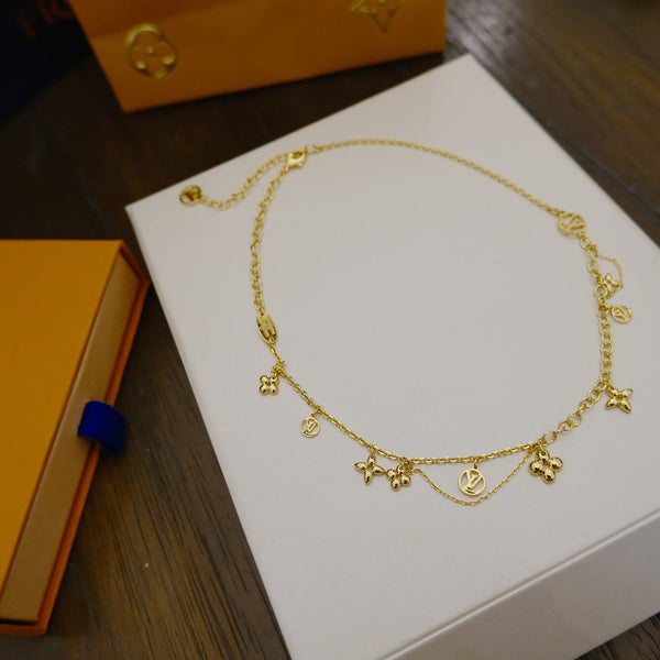 <MAGIC>BLOOMING SUPPLE NECKLACE BRASS