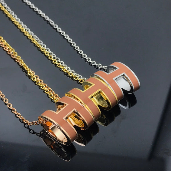 <MAGIC>H NECKLACE BROWN