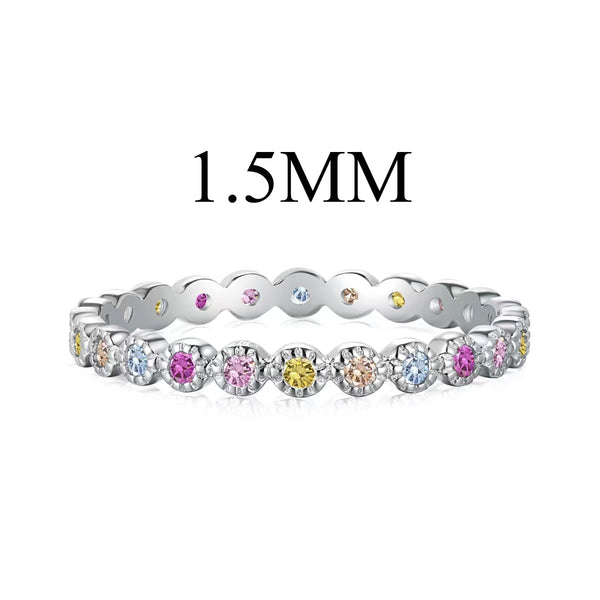 <MAGIC>Radiant Sparkling Round Cut Daily Ring