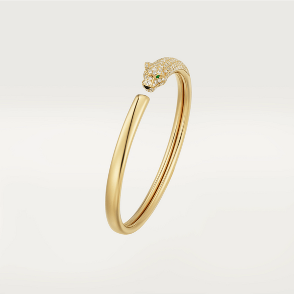 <MAGIC>PANTHERE GOLD DIAMOND OPEN BRACELET