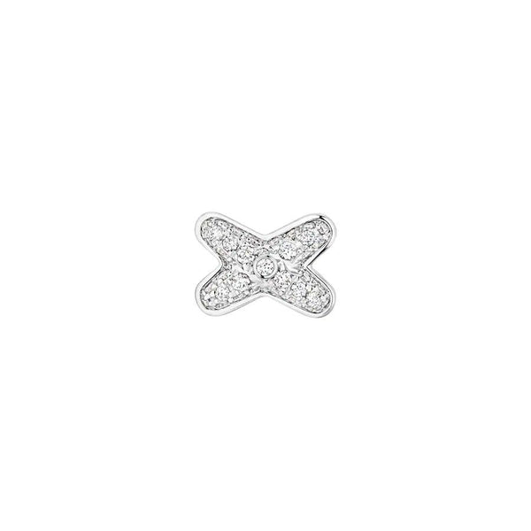 <MAGIC>JEUX DE SILVER DIAMOND EARRINGS