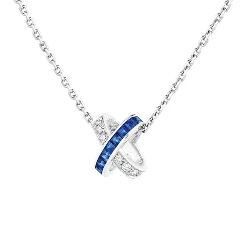 <MAGIC>LIENS DIAMOND SILVER NECKLACE