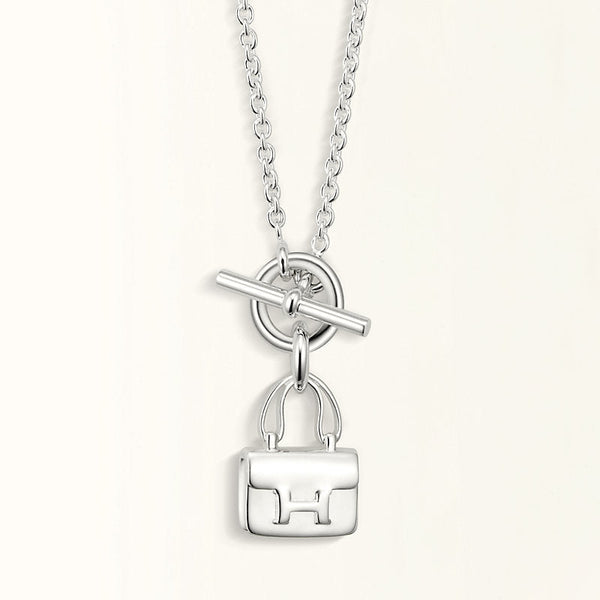<MAGIC>POP H PEDANT SILVER NECKLACE