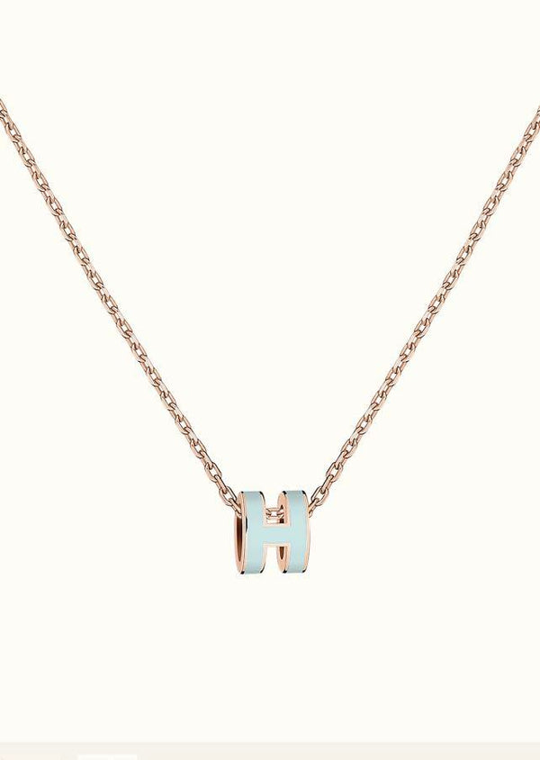 <MAGIC>POP H LIGHT BLUE NECKLACE