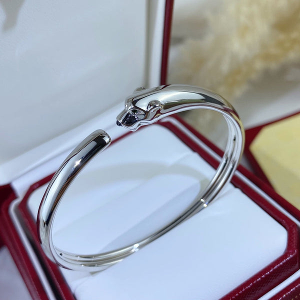 <MAGIC>PANTHERE SILVER OPEN BRACELET