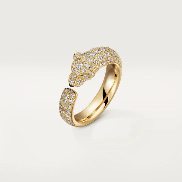 <MAGIC>PANTHERE ROSE GOLD DIAMOND RING